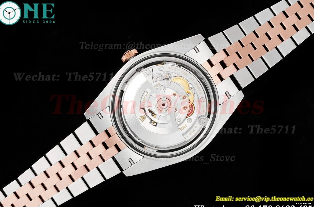 41mm Datejust Dia King Brown SS RG Jubilee 126331 904L VR3235 0104